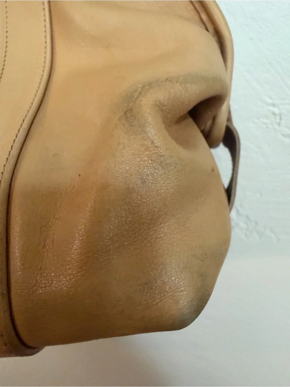 Vintage Coach 0846 Tan Leather Satchel Doctor Bag w/ Hangtag